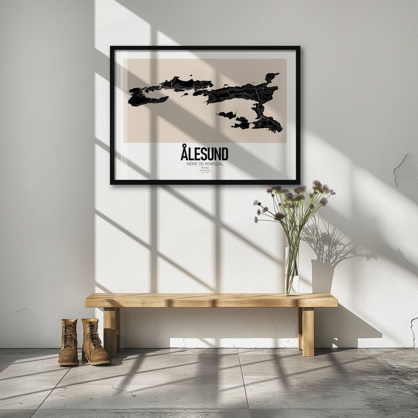 Ålesund - bykart Black Edition