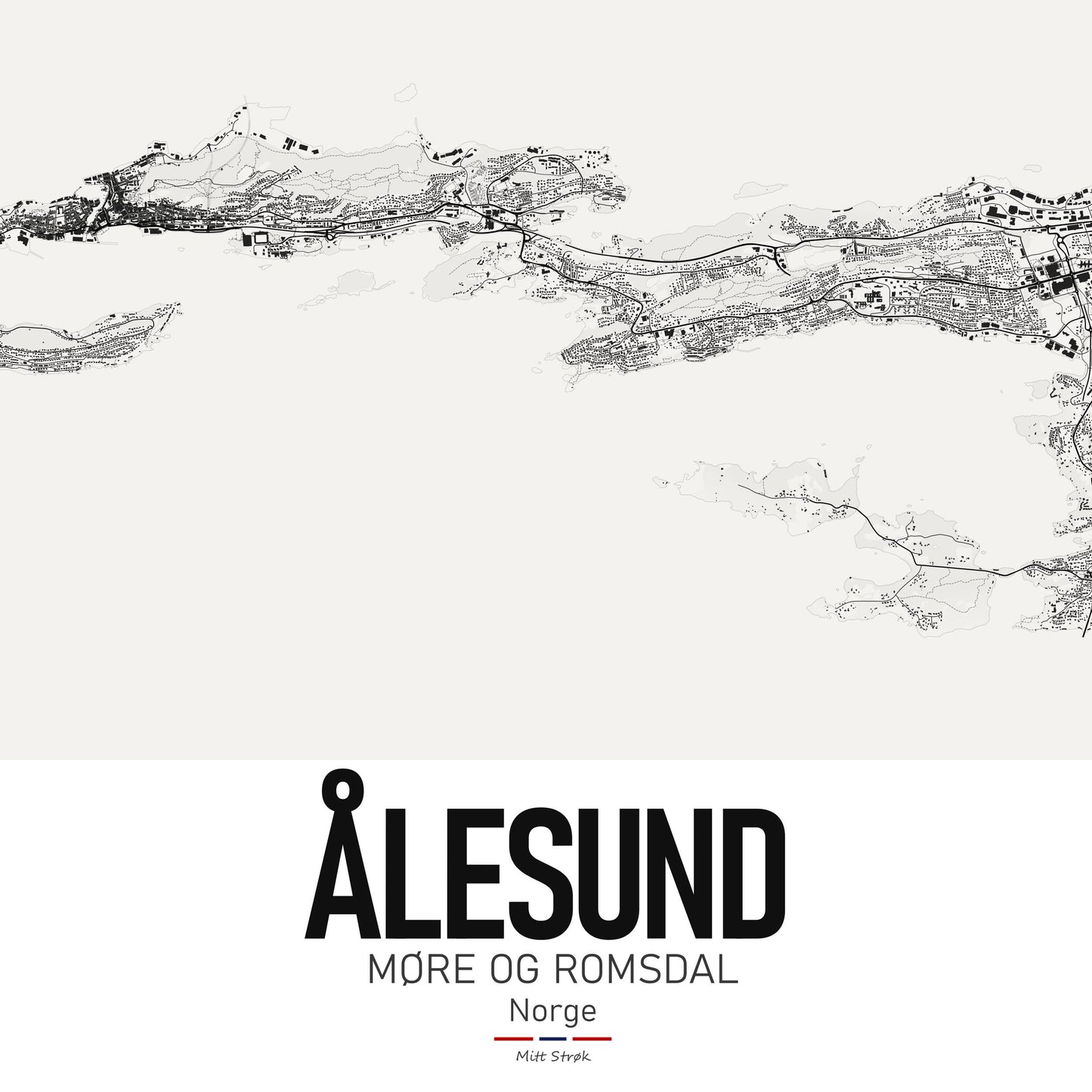 Ålesund - bykart