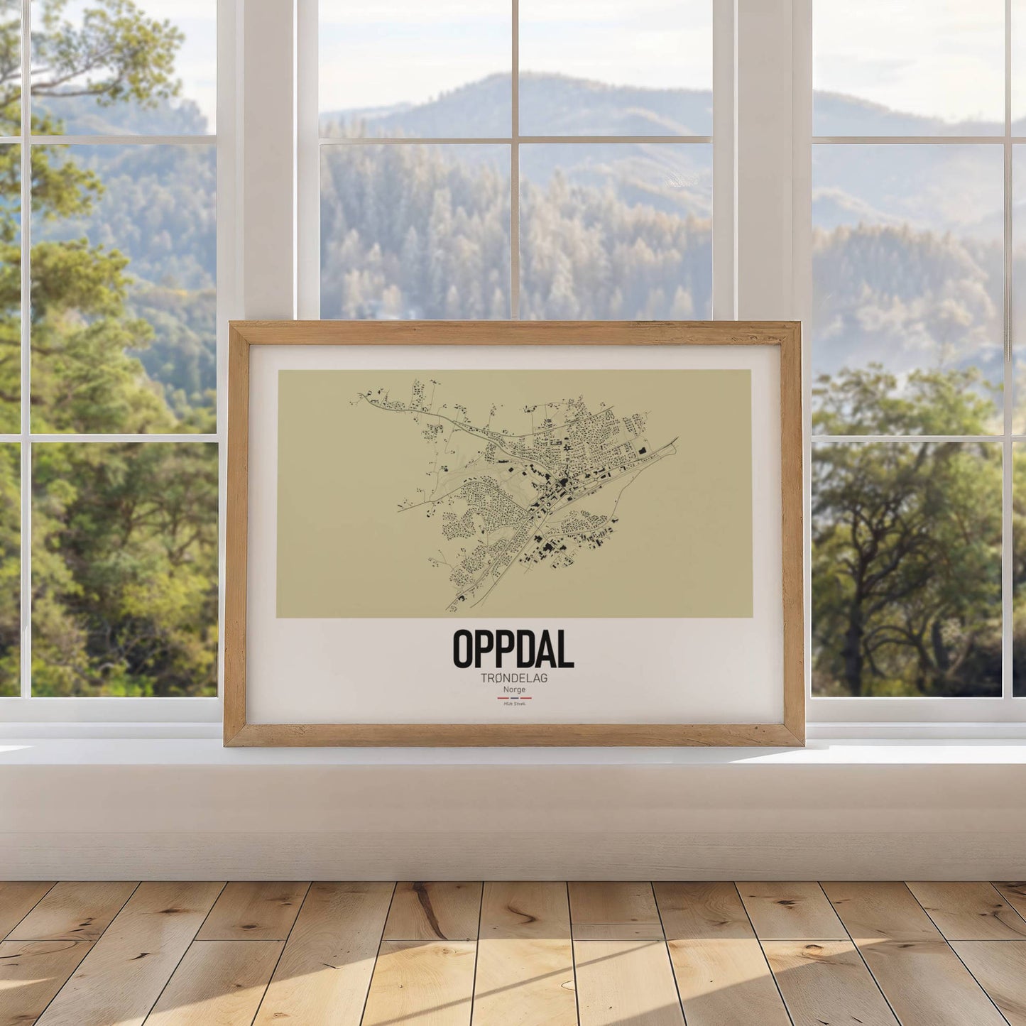 Oppdal - bykart
