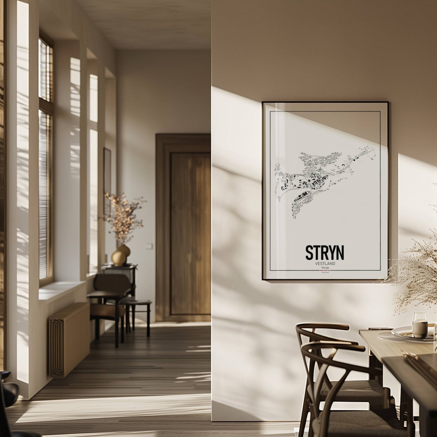 Stryn - bykart