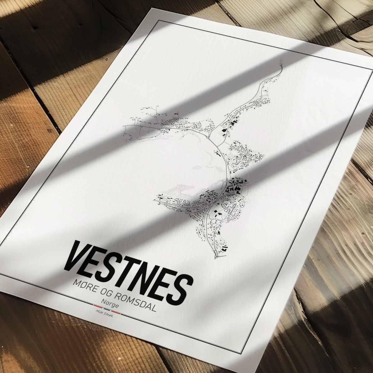 Vestnes - bykart