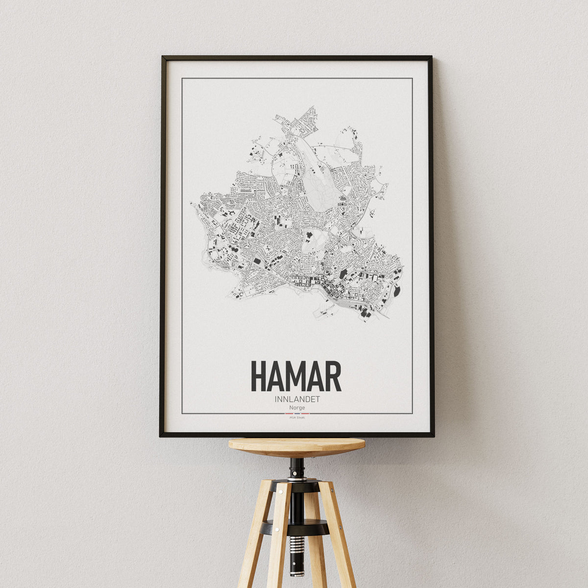 Hamar - premium bykart – Mitt Strøk