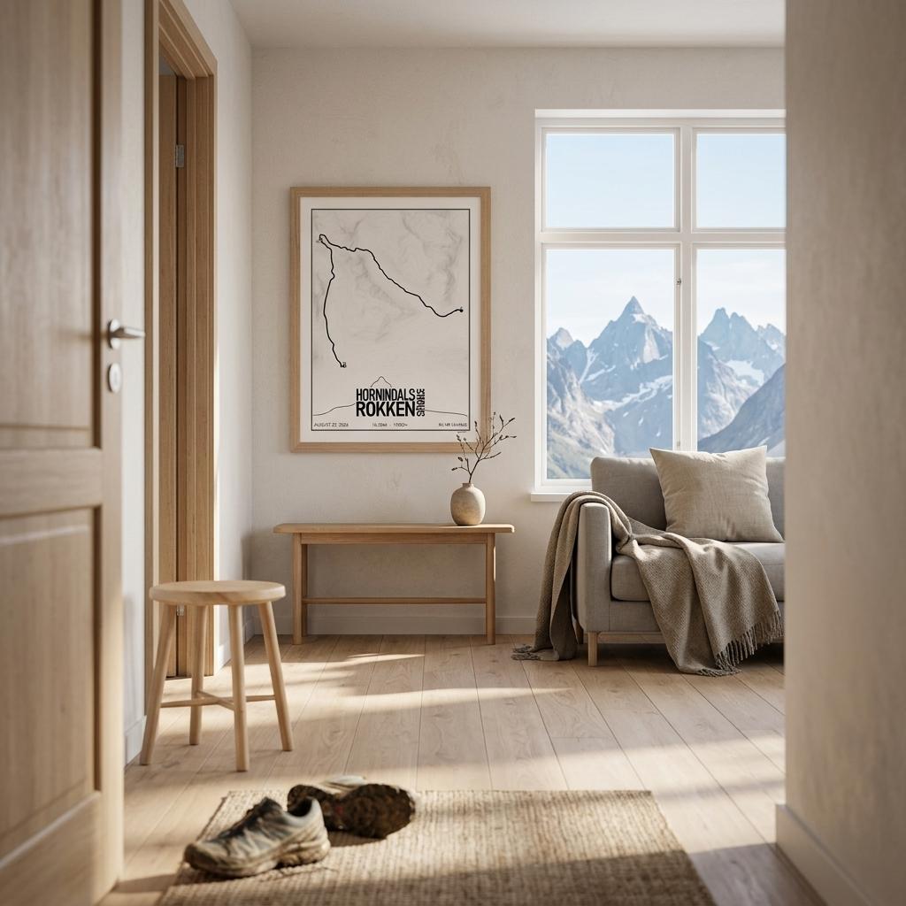 Hornindalsrokken Skyrace PERSONALIZED Poster